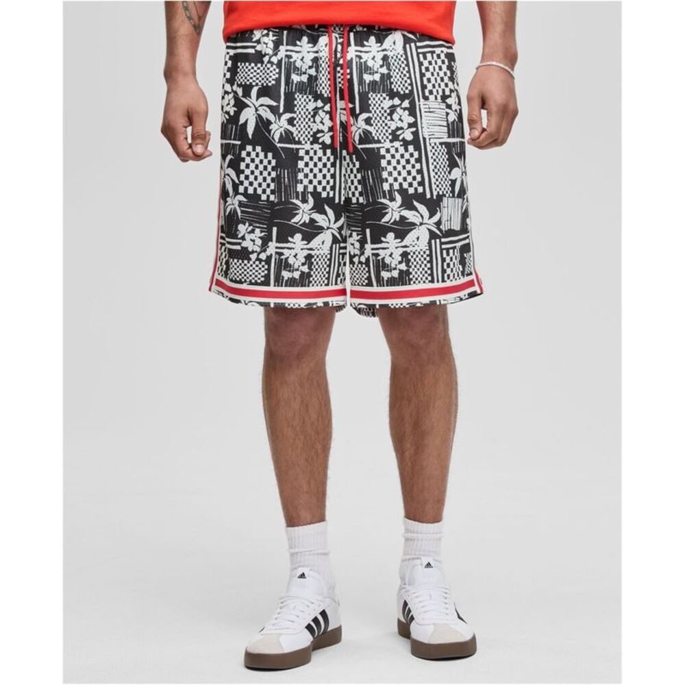 Mode Of One Mens Vacation Palm Mesh Casual Walking Shorts, NWT